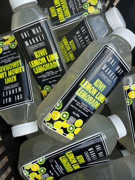 One Way Market Passport Punch Kiwi Lemon Lime 16oz