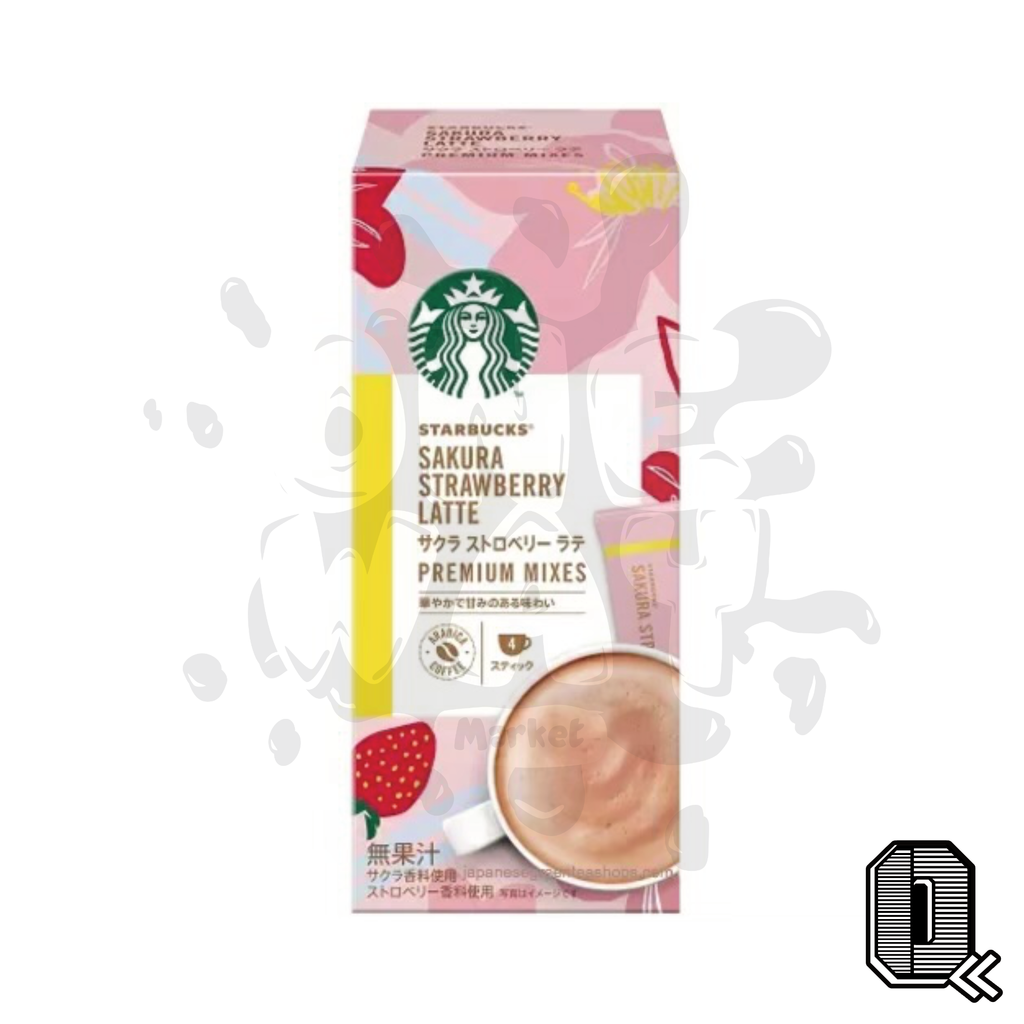 Starbucks Sakura Strawberry Latte Premium Mixes (Japan)