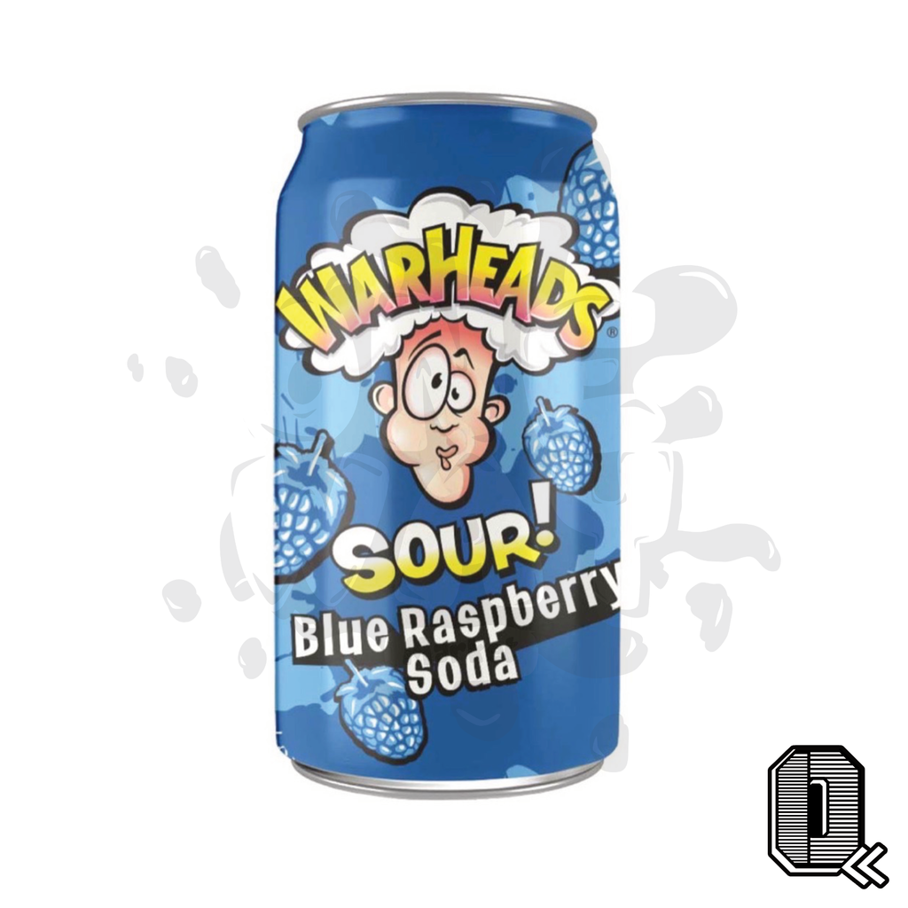 Warheads Sour! Blue Raspberry Soda