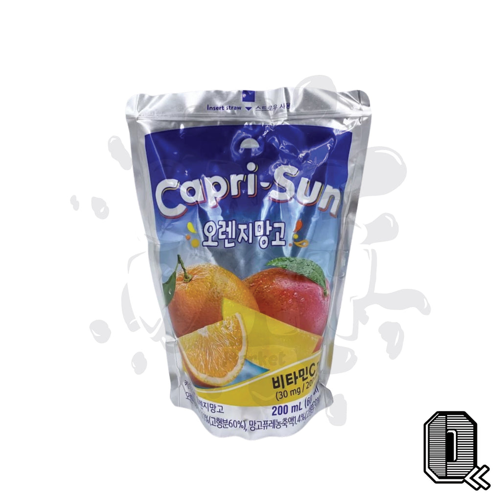 Capri Sun And Bubbles Orange Can Drink